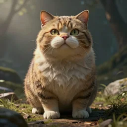 render of worlds fattest cat unreal engine