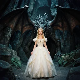 still photo 35mm of princess Daphne dragons lair