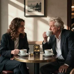 louis ck having coffee with jeffrey epstein