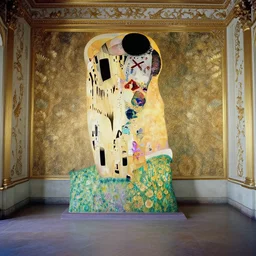 haunted room of ivory and gold filigree, film still by edward hopper, by Bosch, by klimt, art noveau, highly detailed, strong lights, liminal, eerie, Bright pastel colors