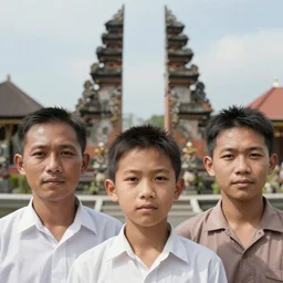 city of denpasar bali in the year 1 9 4 5, perfect faces.
