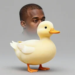 kanye west as a duck
