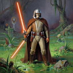 star wars theed naboo swamp painting by ralph mcquarrie