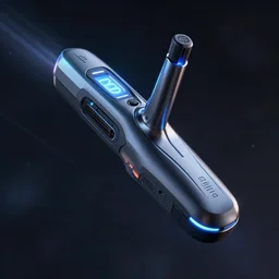 futuristic antigravity breathalyzer