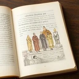 an antient book containing wisdom of thousands monks, realistic