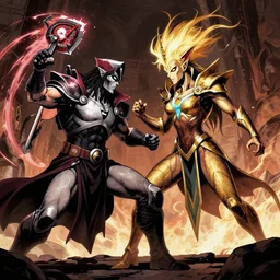 witchblade and dejah thoris battle
