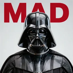 mad magazine cover photo portrait caricature darth vader