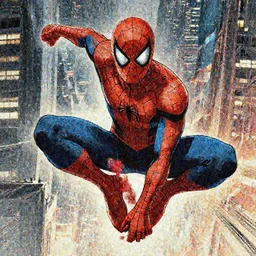 Spiderman ukiyo art