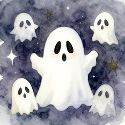 spooky watercolor