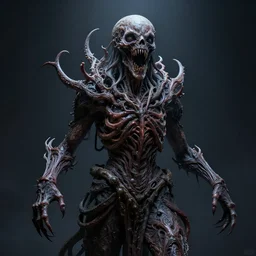 the transcendent one embodying fundamental fear, studio light, photoreal, daz 3 d, intricate, highly detailed, 8 k, digital painting, concept art, sharp focus, illustration, cosmic horror
