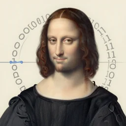 the binary self replicating algorithm by leonardo da vinci