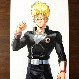 Saitama drawn by Yusuke Murata