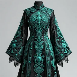 a super detailed beautiful stylised aesthetic in black teal color, intricate details, by greg rutowski, 8 k, octane render, high resolution