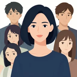 portrait of a woman, clean cel shaded vector art. shutterstock. behance hd by lois van baarle, artgerm, helen huang, by makoto shinkai and ilya kuvshinov, rossdraws, illustration