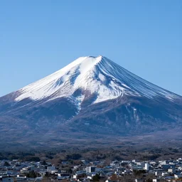 aerial photo of mt fuji