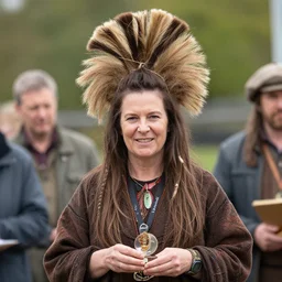 neolithic hairstyle contest winner,