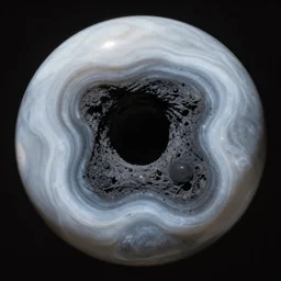 a black hole condensed inside a marble