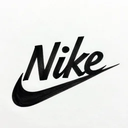 A calligraphy lettering of the word Nike by Luca Barcellona n 5