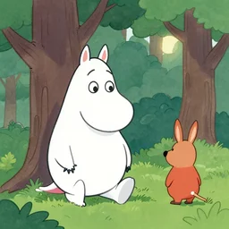 the groke from moomins