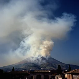 thick clouds, smoke,!!! colorized, vesuvius pompeii, stars dramatic light, ultrafine, hyperrealistic, 3 2 k, 3 5 mm film still, movie