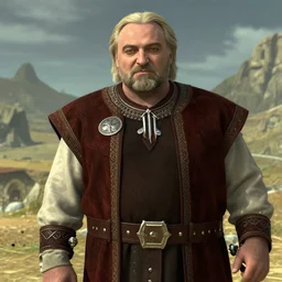 Alexander Lukashenko in Balmora in Elder Scrolls III: Morrowind, 2002 Morrowind graphics