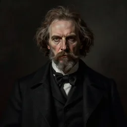 super realistic art nietzsche sees god before he dies, deep shadows, deep color, muted gamma, slightly dark colors, cinematic lighting, super detailing, digital art,, sharp focus, quality rendering, a masterpiece