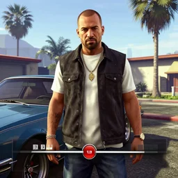 Gus Johnson in GTA V loading screen