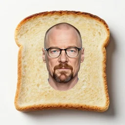 walter white inside a toast