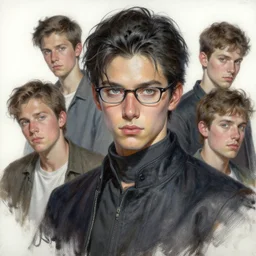 a detailed and accurate masterpiece painting of novelai developer kurumuz, sharp detail, by tyler edlin, noah bradley, john j. park, jordan grimmer trending on artstation