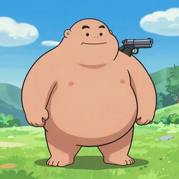 “Big chungus with a gun”