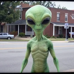 an Alien caught on camera in Lawrence Massachusetts