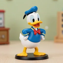 disney, donald duck, 1940, figurine, detailed product photo