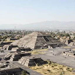 teotihuacan cityscape by andreas achenbach, artgerm, mikko lagerstedt, zack snyder, tokujin yoshioka