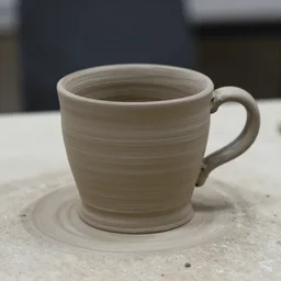 clay mug constructed incredibly badly