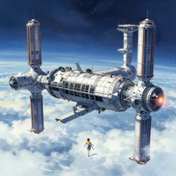 a highly detailed matte painting of a space station in winter by studio ghibli, makoto shinkai, by artgerm, by wlop, by greg rutkowski, volumetric lighting, octane render, 4 k resolution, trending on artstation, masterpiece
