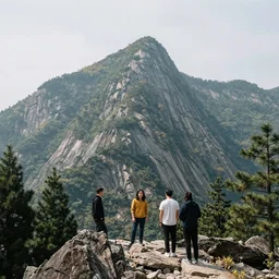 hushan mountain landscape, by anato finnstark, by alena aenami, by john harris, by ross tran, by wlop, by andreas rocha