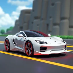 tesla cybercar in super mario 6 4