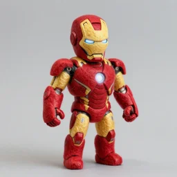 needle felted iron man
