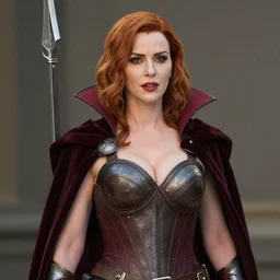 photo of christina hendricks as a vampire amazon warrior
