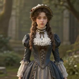 victorian girl, 8 k, unreal engine, trending on artstation, style of mark ryden