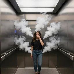 an elevator full of farts, 🌬