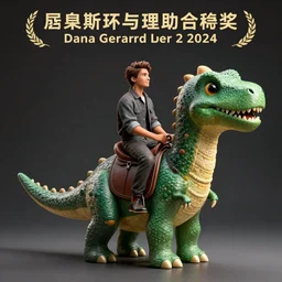 a man sitting in a saddle on the back of a green dinosaur, adorable and whimsical, volumetrics, fantasy, elegant, artstation, unreal engine, octane render, concept art, sharp focus, high contrast, illustration, art by justin gerard