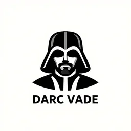minimalist logo icon for darth vade, victo ngai, kilian eng, lois van baarle, behance, beeple, artstation