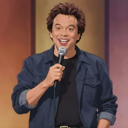 michael richards stand up in the style on anime
