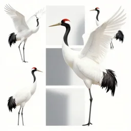 montage of style sheets, bird - crane with diapsid with a pre - lachrymal fossa, a single occipital condyl, macro photograph by wikipedia and naturalist museum