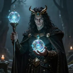 A lich holding a magical orb