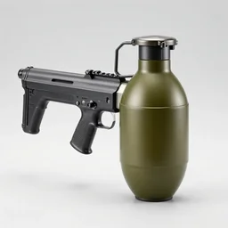 avocado airsoft grenade launcher weapon product photo