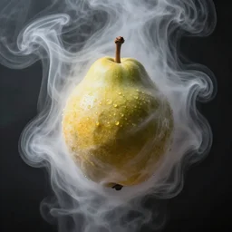 a single hop fruit surrounded in white smoke by carl gustav carus. masterpiece. hq. centered. in - frame