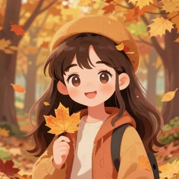 autumn cute, illustration, digital art, inspired by cory loftis sharp, masterpiece, highly detailed, photorealistic, octane render, 8 k, unreal engine 5, trending on artstation, vivid colors
