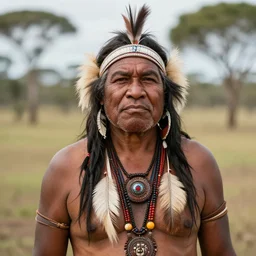 Dr. Phil as an aboriginal tribesman